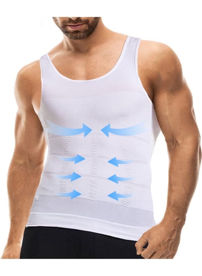 Mistirik Mystirik Men's Corset Athlete Toning Belly Firming Gynecomastia Waist Corset Body Firming Men's Upper Corset - Image 1